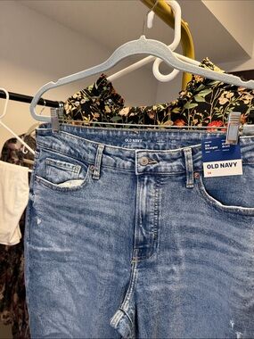 Old Navy Women's Light Blue Straight Jeans